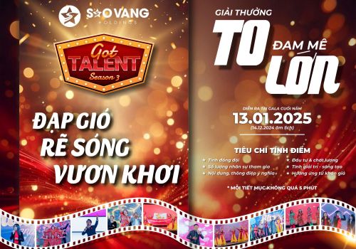 CUỘC THI “SAO VÀNG HOLDINGS'S GOT TALENT ” SEASON 3 