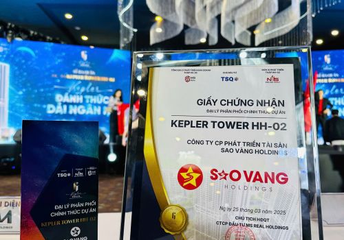 SAO VÀNG HOLDINGS VINH DỰ TRỞ THÀNH ĐẠI LÝ F1 - PHÂN PHỐI CHÍNH THỨC DỰ ÁN KEPLER TOWER HH - 02
