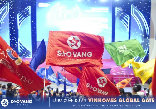 BÙNG NỔ CẢM XÚC CÙNG SAO VÀNG HOLDINGS TẠI NGÀY LỄ RA QUÂN DỰ ÁN VINHOMES GLOBAL GATE