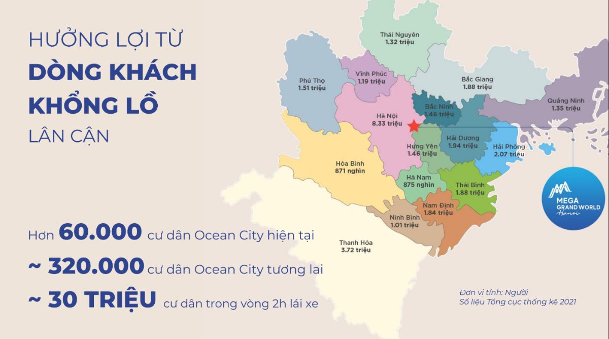 Mega Grand World Ha Noi co nhieu luot khach ghe tham